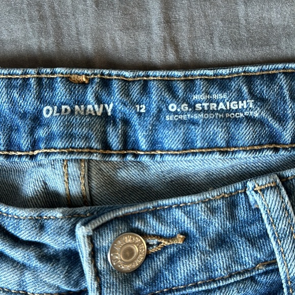 High Rise OG Straight Jeans Old Navy - Picture 3 of 7